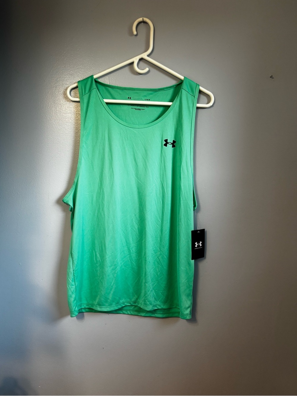 Under Armour Men's Velocity Tank Top - Bright Green - Size L - NWT